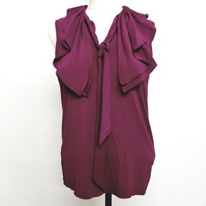 Banana Republic Lyla Ruffle Blouse sz Small